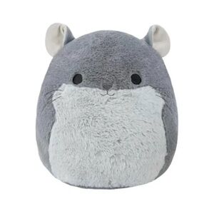 Squishmallows Miper the Chinchilla Fuzzamallow Stuffed Plush 12” Gray NWT
